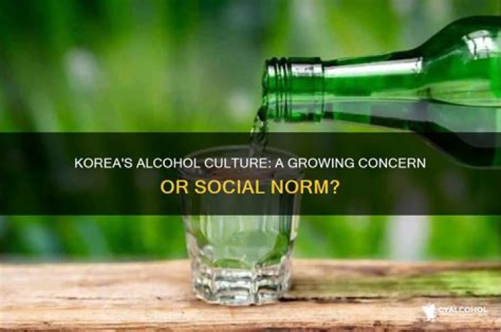 Does Korea have an alcohol problem?
