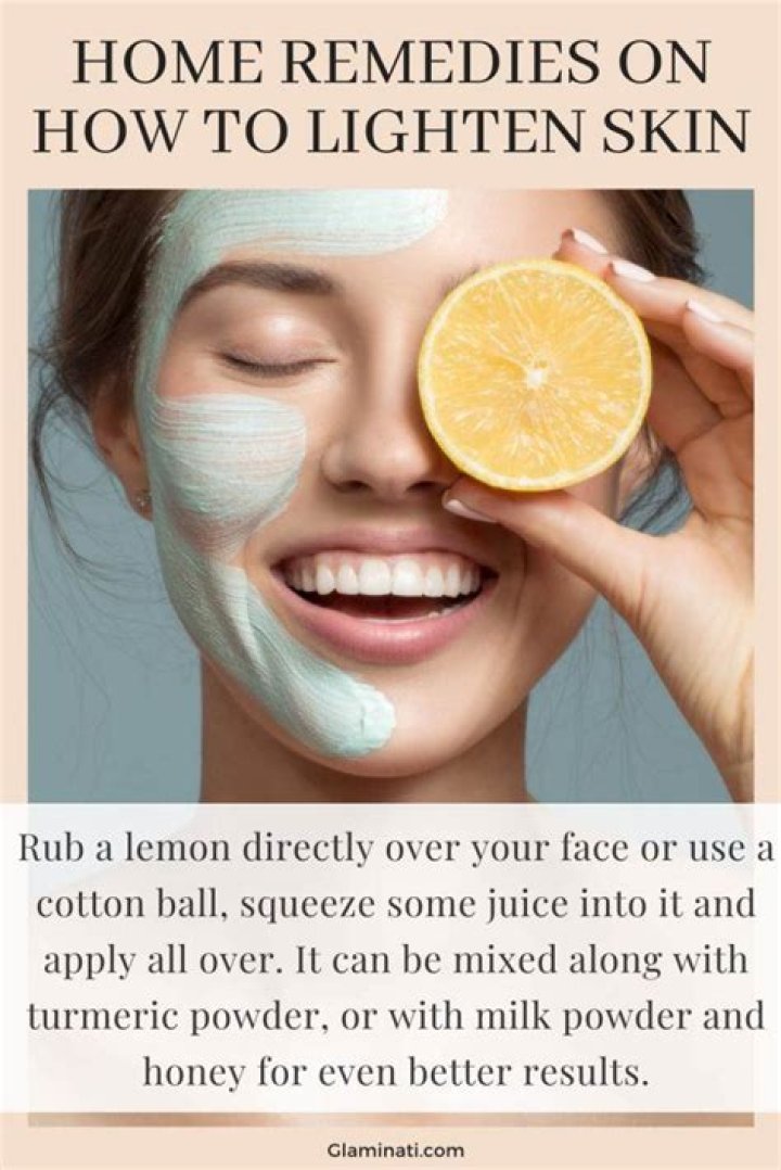 Does lemon permanently lighten skin?