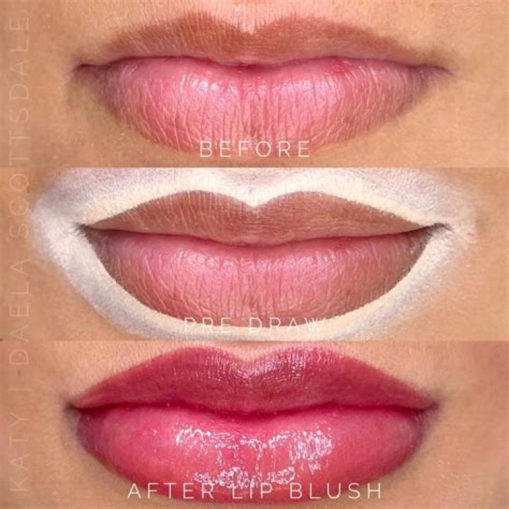 Does lip blushing fade evenly?