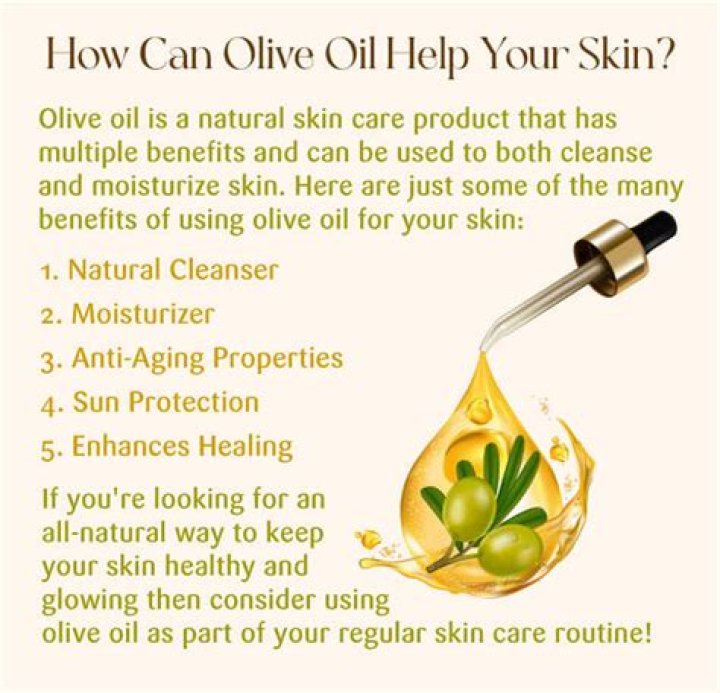 Does olive oil clean skin?