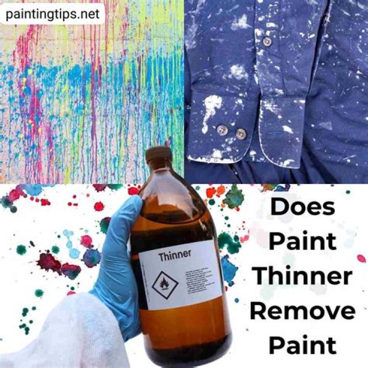 Does paint thinner remove paint from wood?