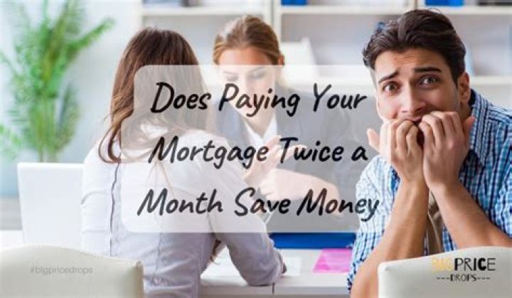 Does paying mortgage twice a month save money?