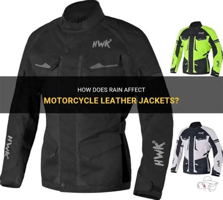 Does rain hurt your motorcycle?