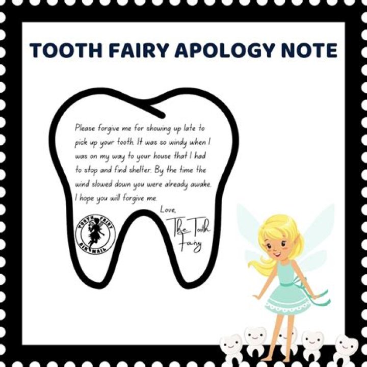 Does Tooth Fairy leave a note?