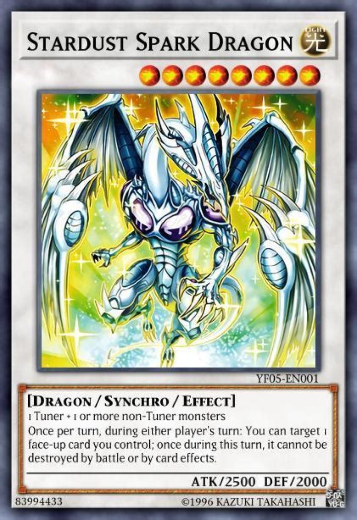 Does Yusei use Stardust spark dragon?