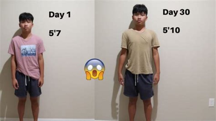 How can a boy get taller?