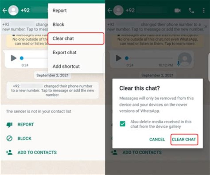 How can I delete WhatsApp messages after 4 months?