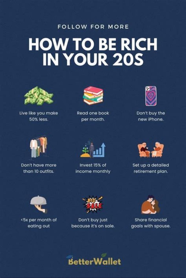 How can I get rich in my 30s?