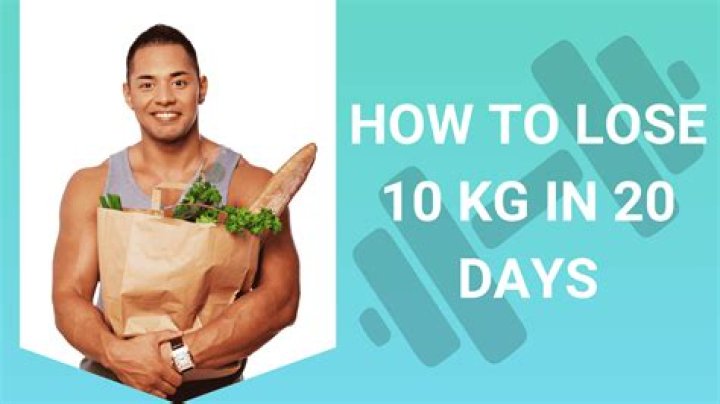 How can I lose 20 lbs in a month?