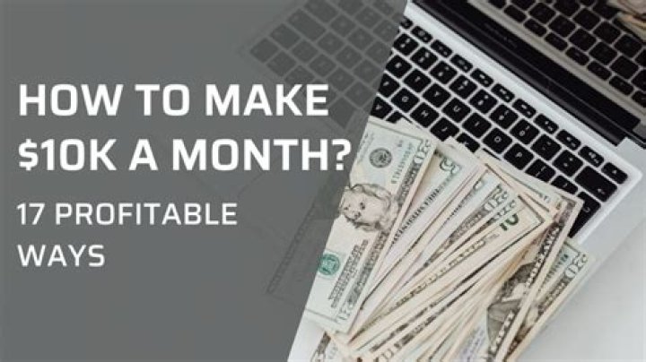 How can I make 10K online?