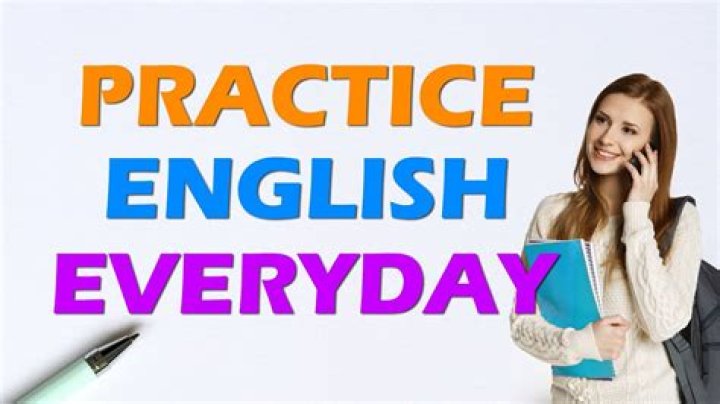 How can I practice English everyday?