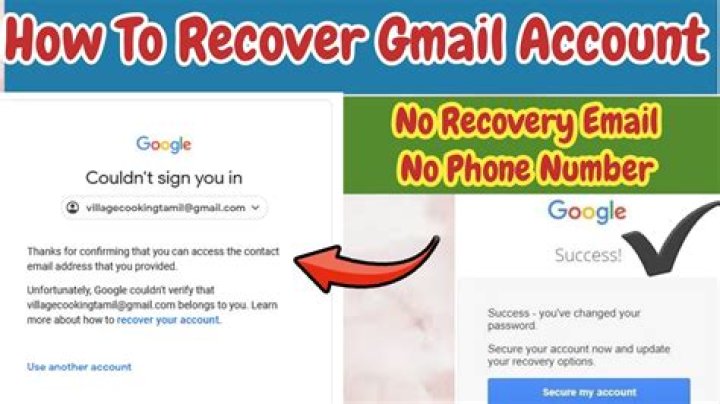 How can I recover my Gmail password without email and phone number?