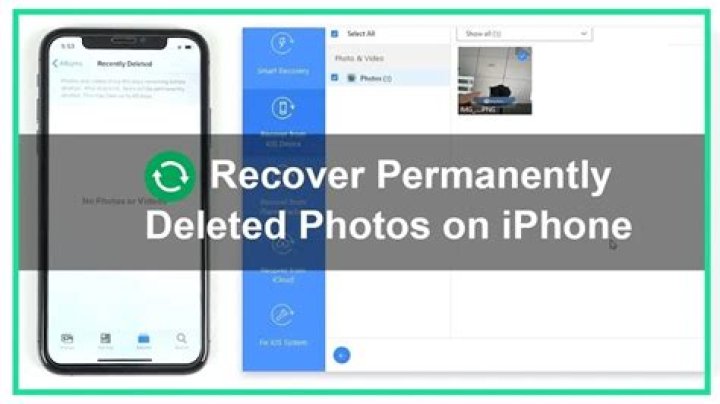 How can I recover permanently deleted photos from my iPhone after 30 days without backup?