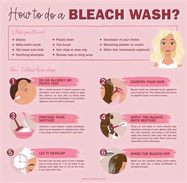 How can I safely bleach my skin?