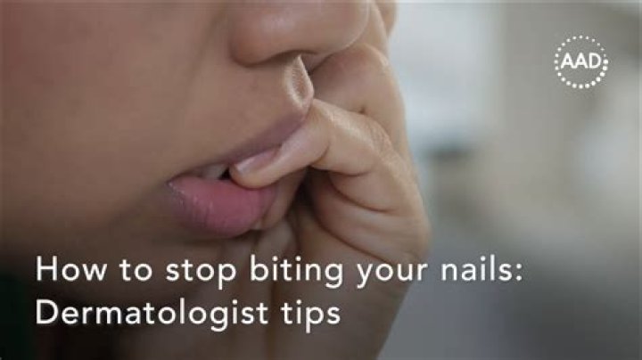 How can I stop biting my nails permanently?