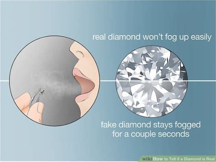 How can I tell if my diamonds are real?