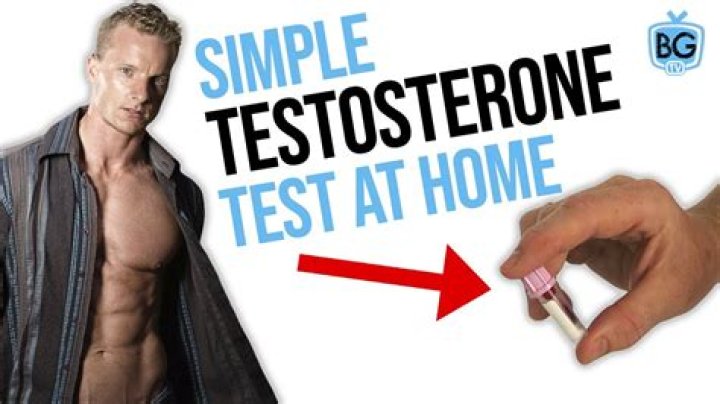 How can I test my testosterone levels at home?