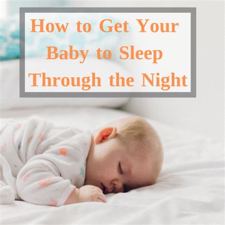 How can I train my baby to sleep through the night?