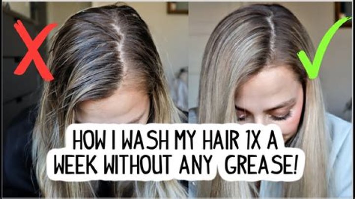 How can I wash my hair without getting my eyebrows wet?