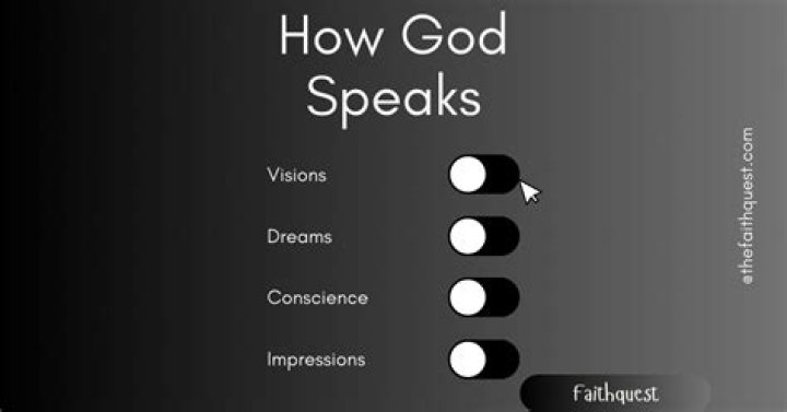 How can you listen to God How Does God talk to you?