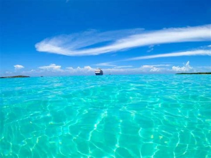 How deep is the Bahamas water?