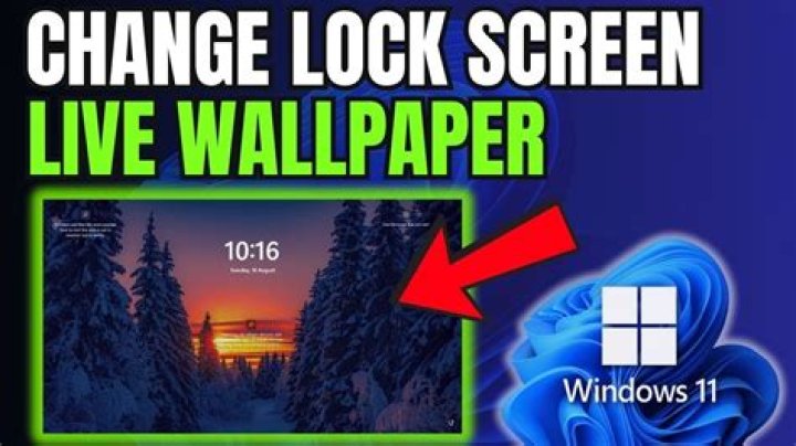How do I change the lock screen picture in Windows 10?