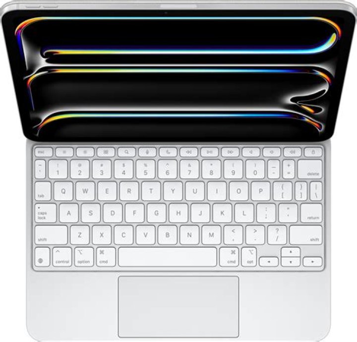 How do I clean my magic keyboard on my iPad?