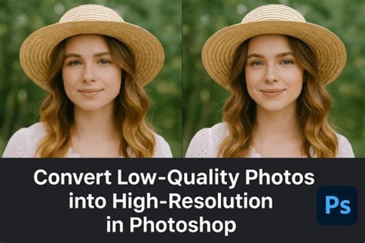 How do I convert low resolution photos to high resolution?