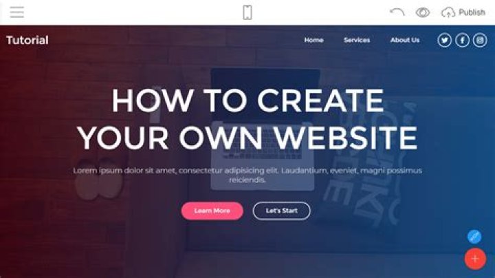 How do I create my own website?