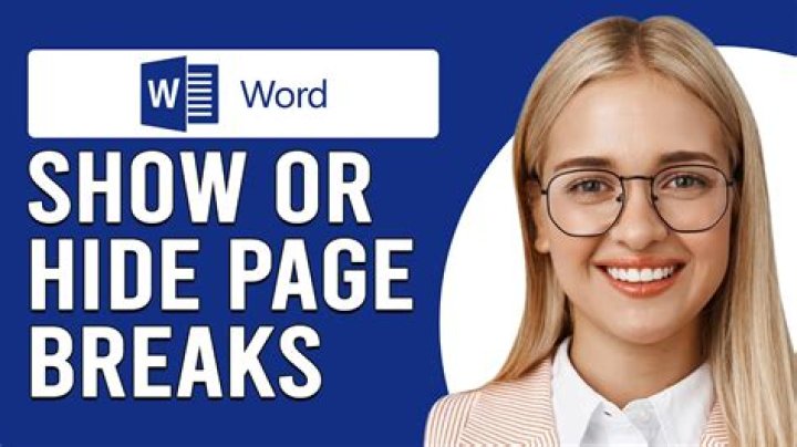 How do I eliminate page breaks in Word?