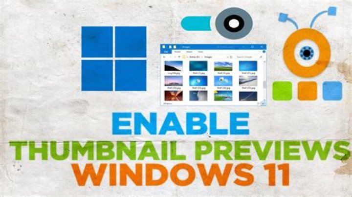 How do I enable thumbnails?