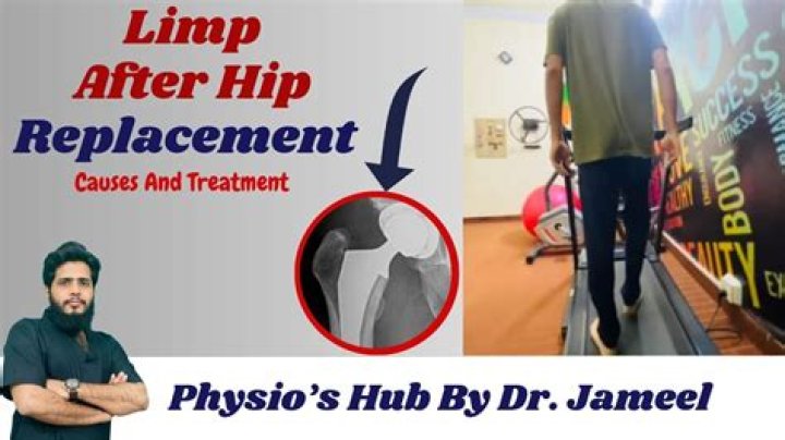 How do I get rid of limp after hip replacement?