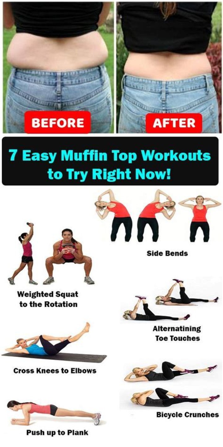 How do I get rid of my muffin top and bloating?