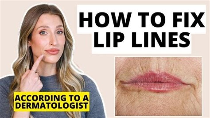 How do I get rid of wrinkles around lips?