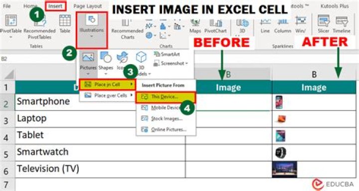 How do I insert a picture into an Access table?