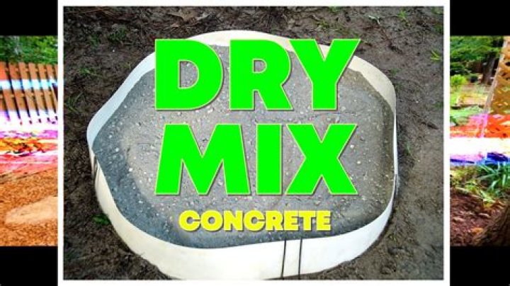 How do I make a dry mix for pointing?