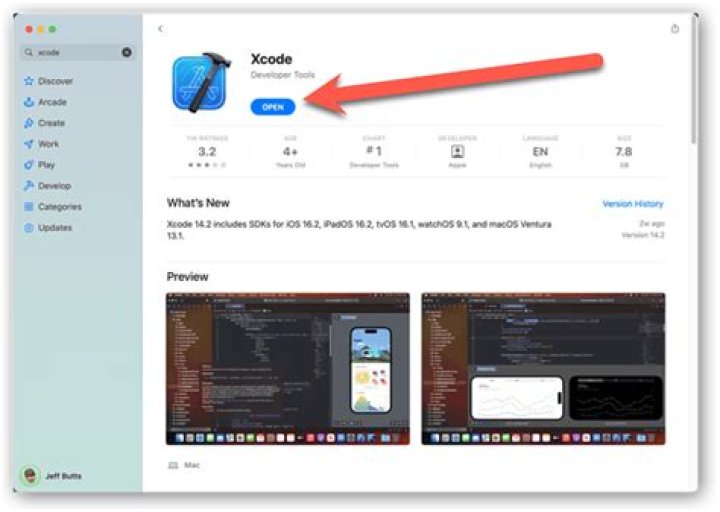 How do I update Xcode on my Mac?