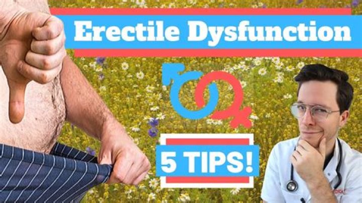 How do men treat erectile dysfunction?