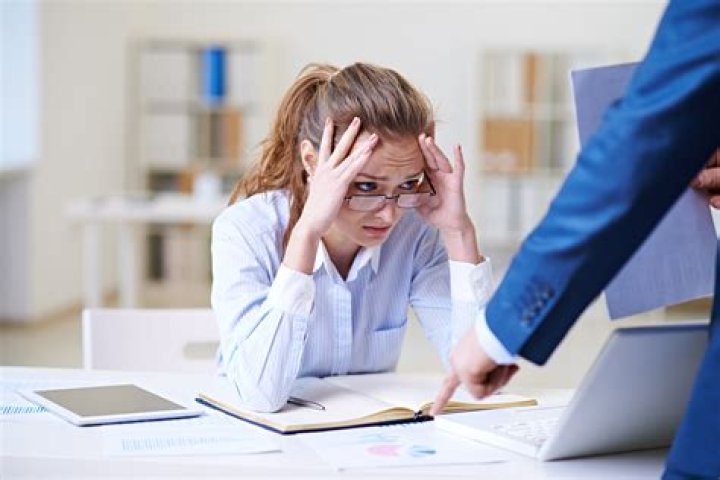 How do you act when your boss is mad at you?