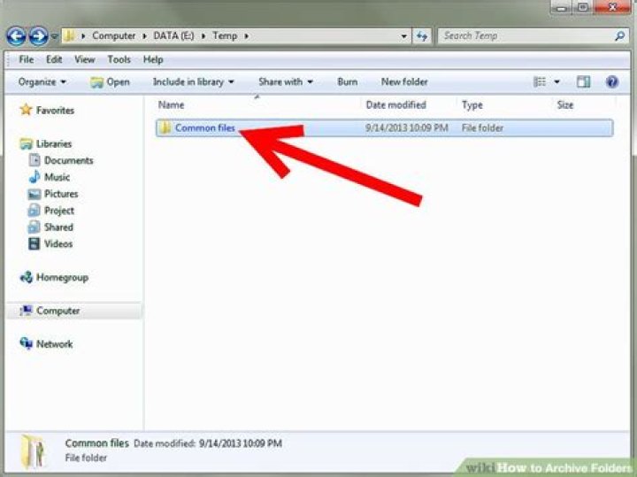 How do you archive files?