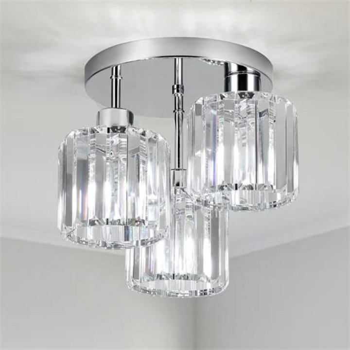 How do you clean polished chrome light fixtures?