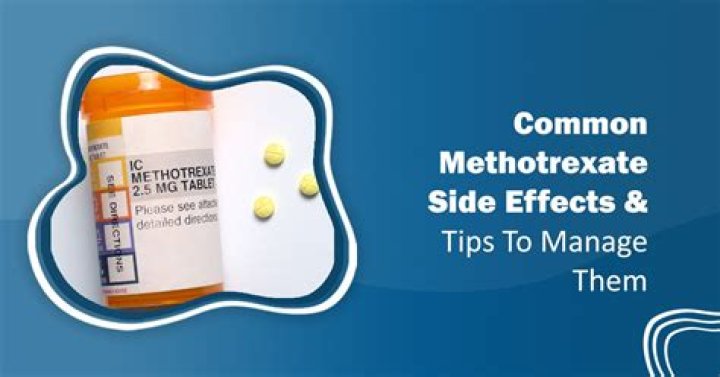 How do you cope with methotrexate side effects?