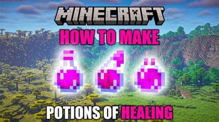 How do you create potions in Minecraft?