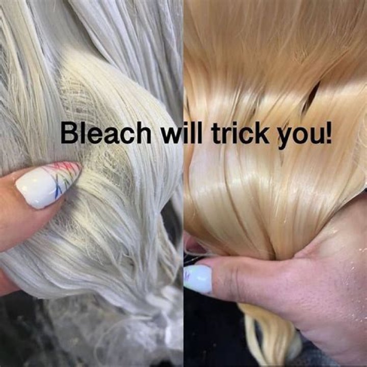 How do you get hair bleach off your hands?