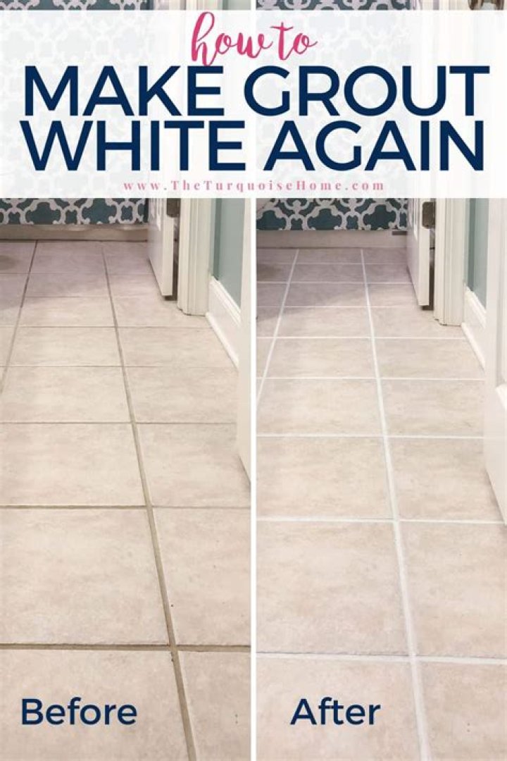 How do you get orange grout white?