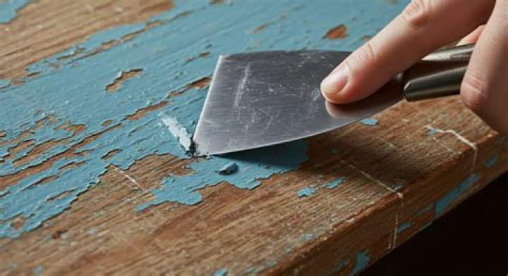 How do you get paint off a wooden chair?