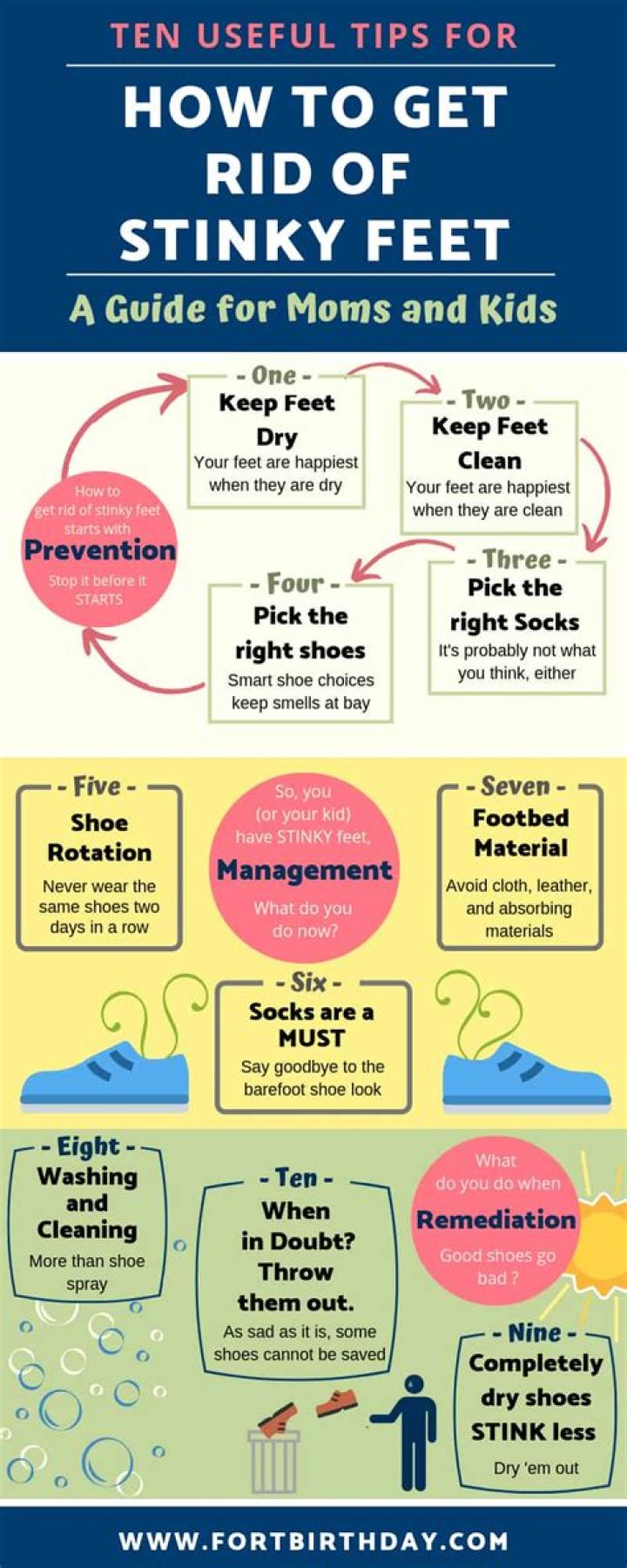 How do you get rid of stinky feet fast?