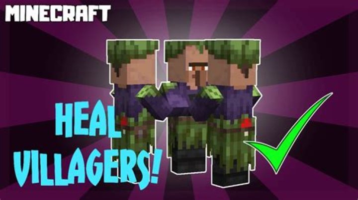 How do you heal villagers?
