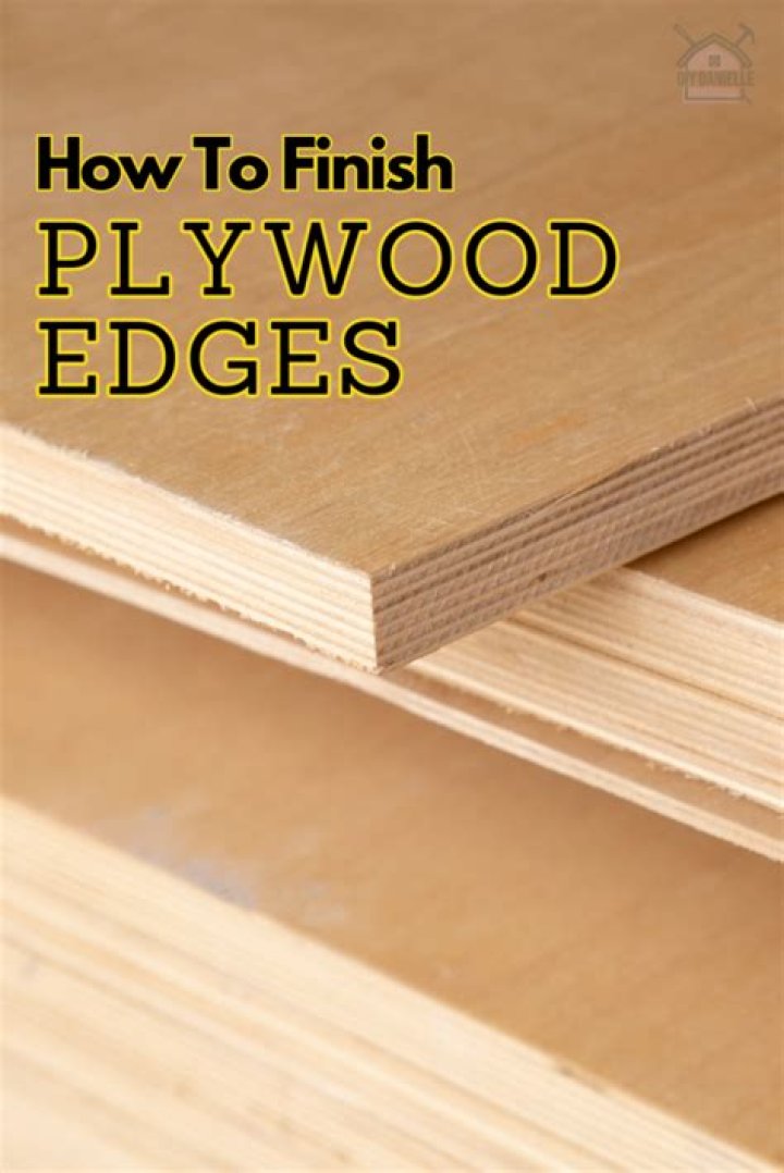 How do you hide plywood seams?