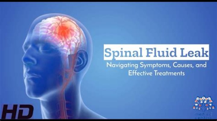 How do you know if brain fluid is leaking?